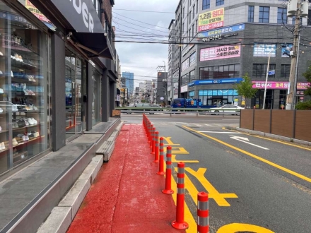 오산시, 운암고 통학로 안전 개선…보행공간 분리한다