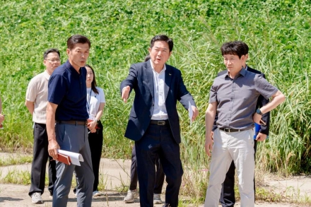 조용호 오산시장, 산단 공영주차장 조성·운영 현장점검