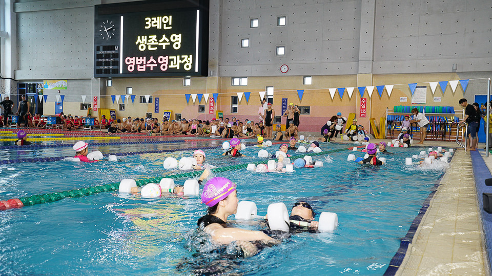 전국 최초 생존수영 프로그램 시작