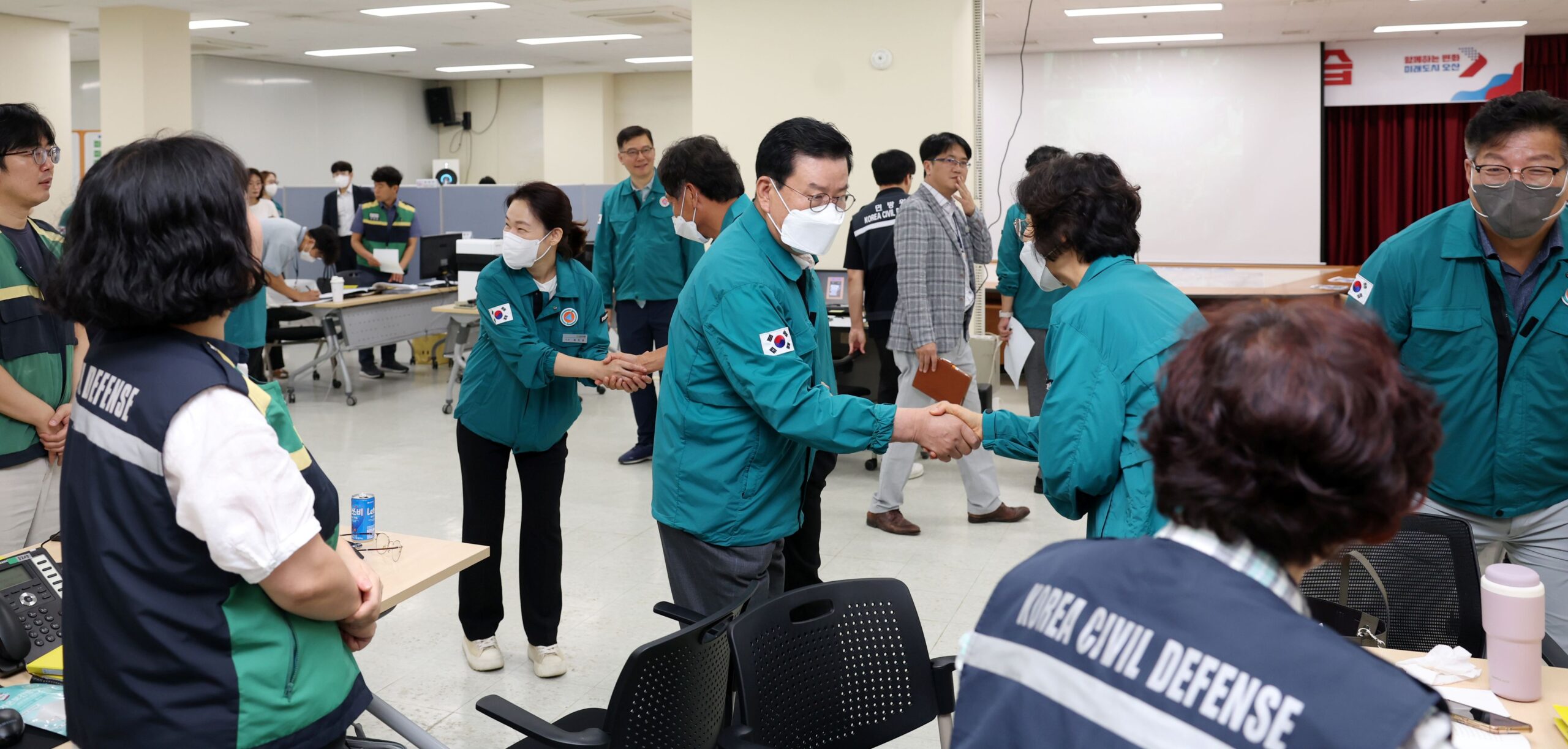 오산시의회  ‘2024 을지연습’참가 기관 격려 방문