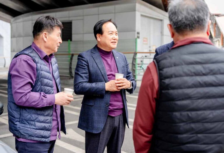 이권재 오산시장, 택시 야간운행 활성화 독려를 위해 현장 차담회 가져
