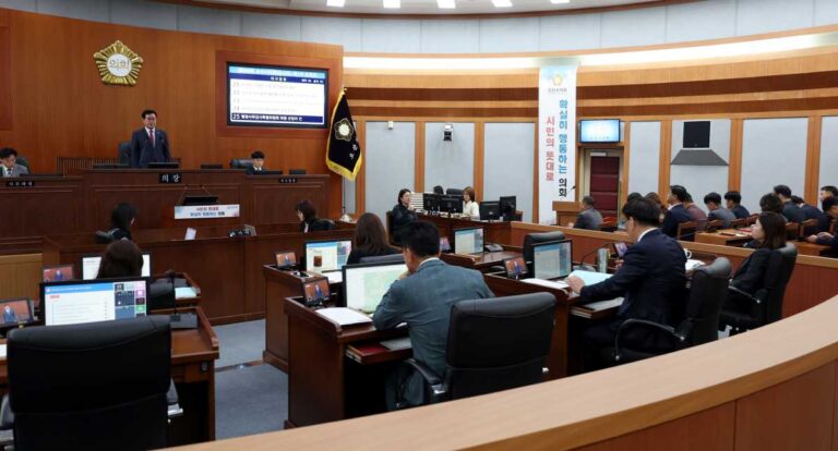 오산시의회, 제293회 임시회 개회